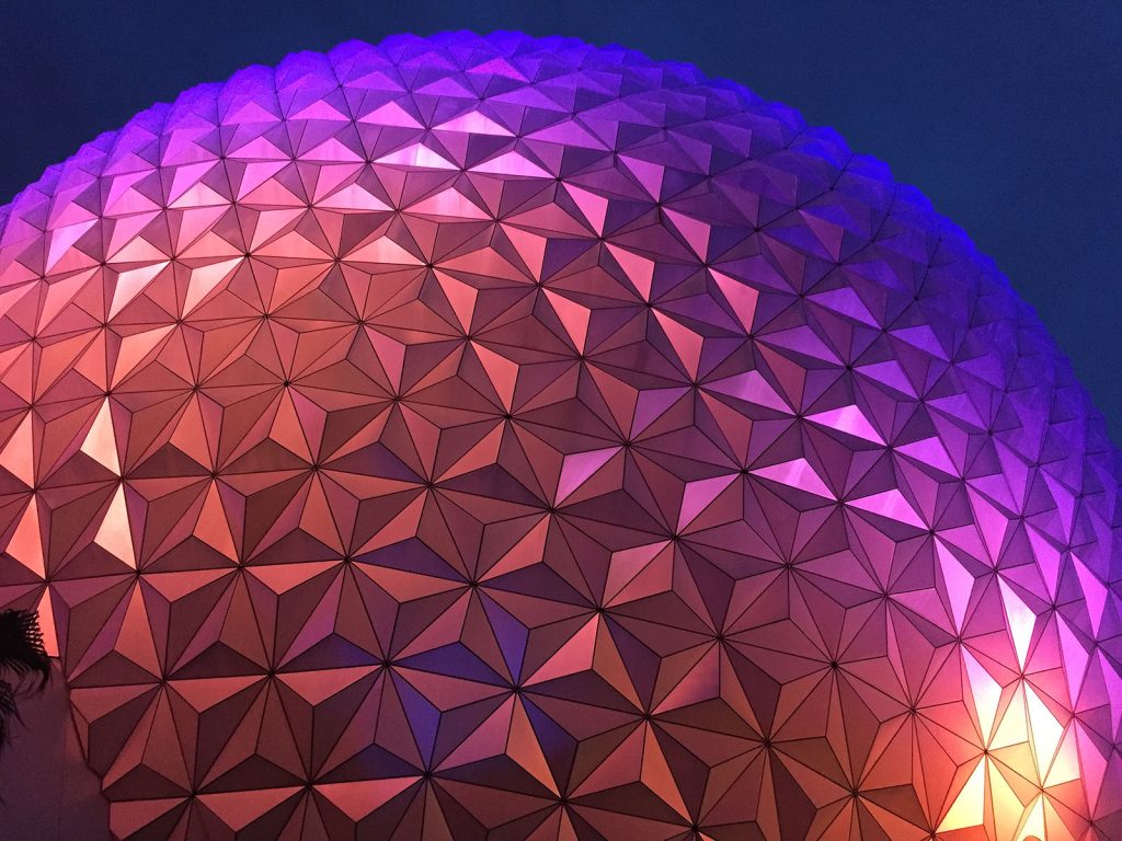 spaceship earth sphere at EPCOT