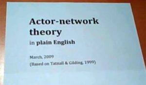Actor Network Theory (In Plain English)