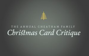 2011 Christmas Card Critique
