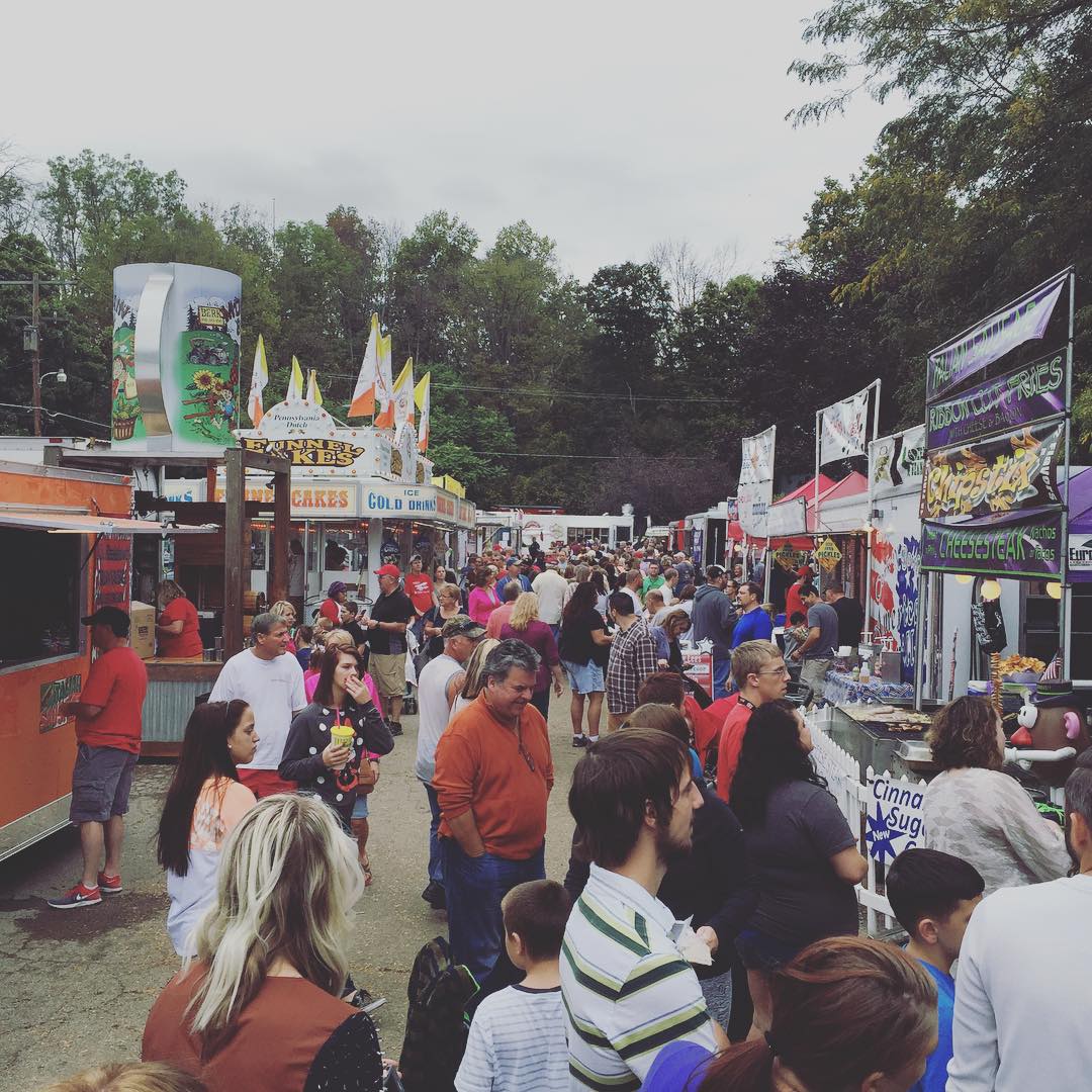Fall In Ohio = festivals! This weekend we're at the Pretzel Festival in Germantown. I've reached my carb limit.