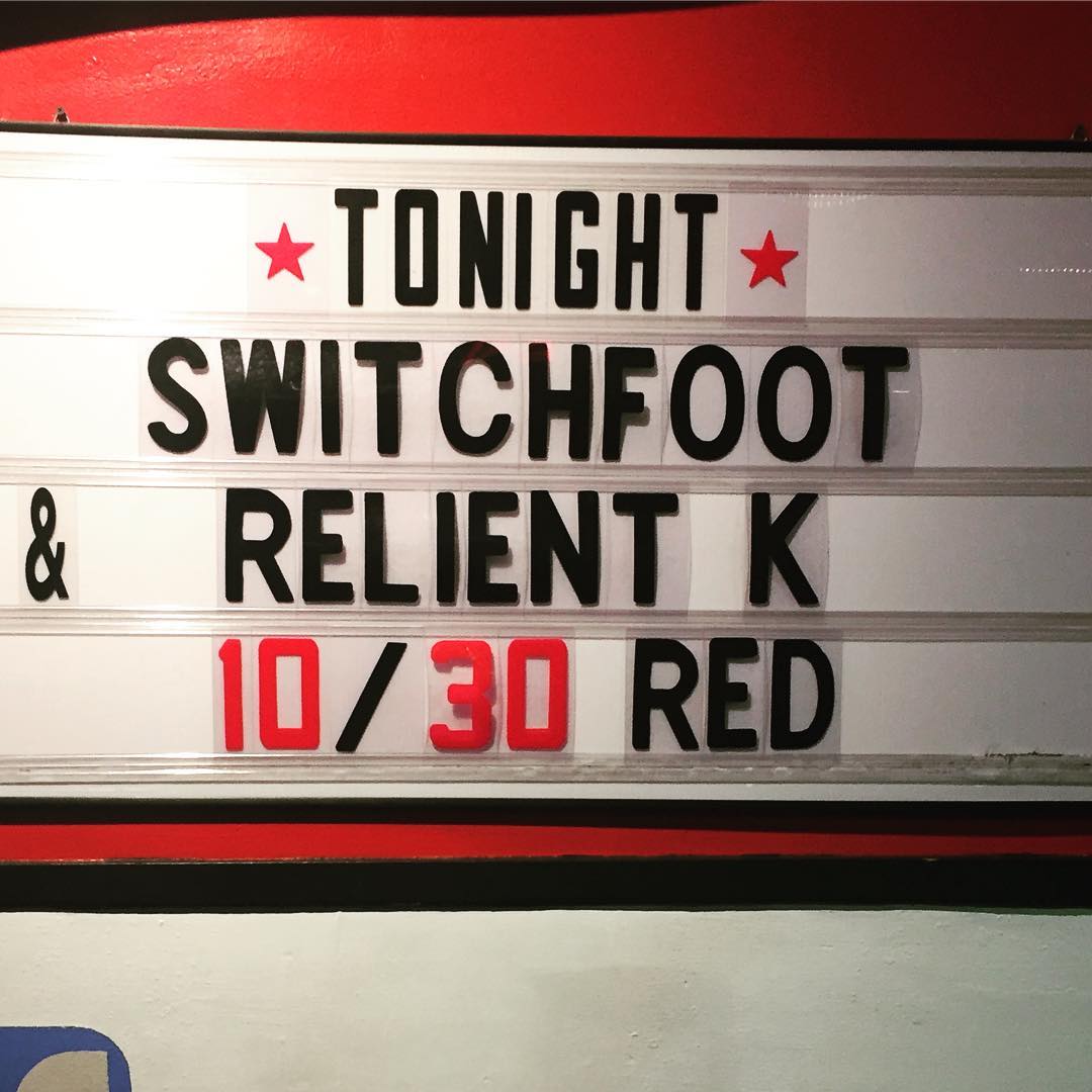 Finally getting to see Switchfoot!