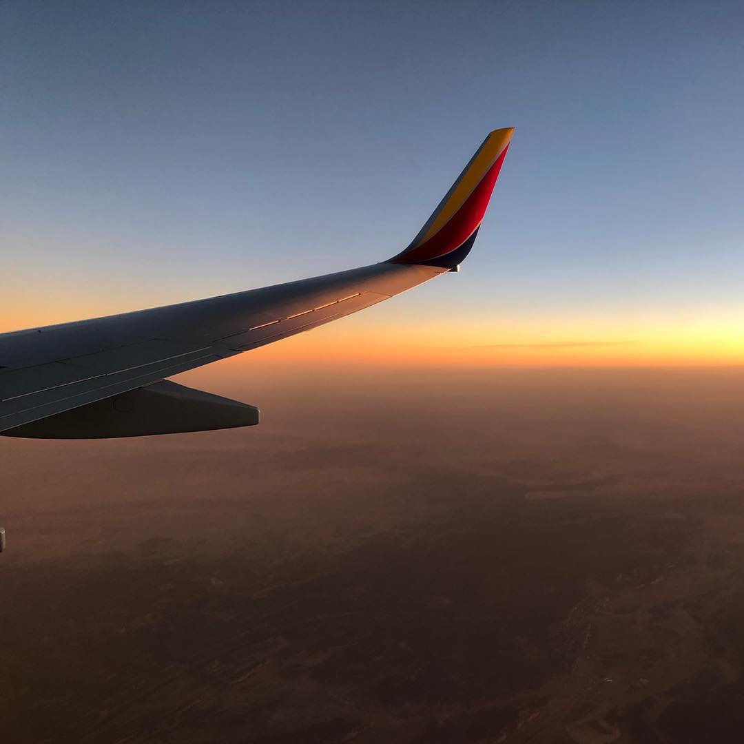 So it seems @southwestair now offers service to Mars. (Okay, it’s Arizona). Breathtaking.