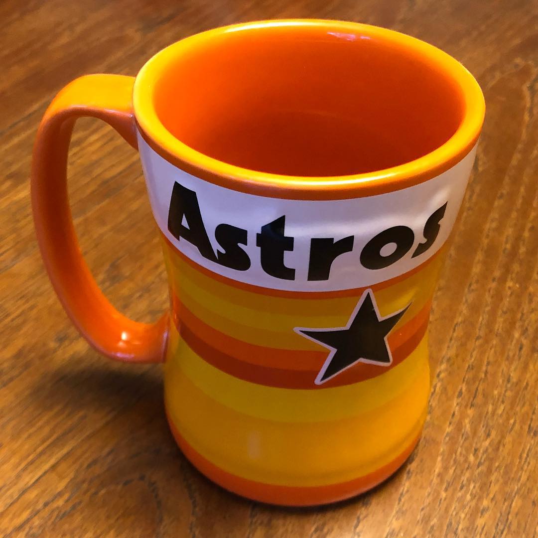 The @astrosbaseball offense needs caffeine. Doin’ my part.
