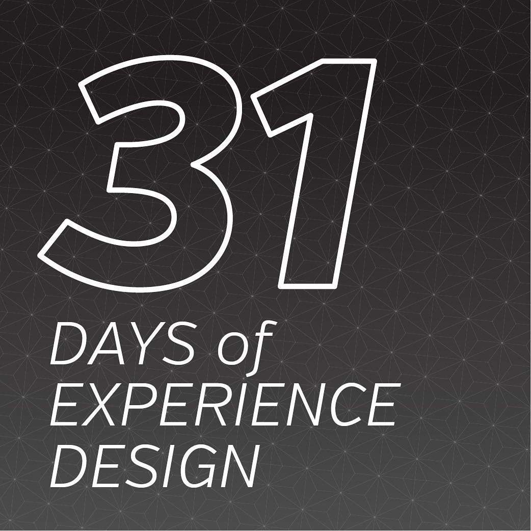 xdMFA is posting 31 Days of Experience Design over at @xdmiamioh on Instagram. Check it out!