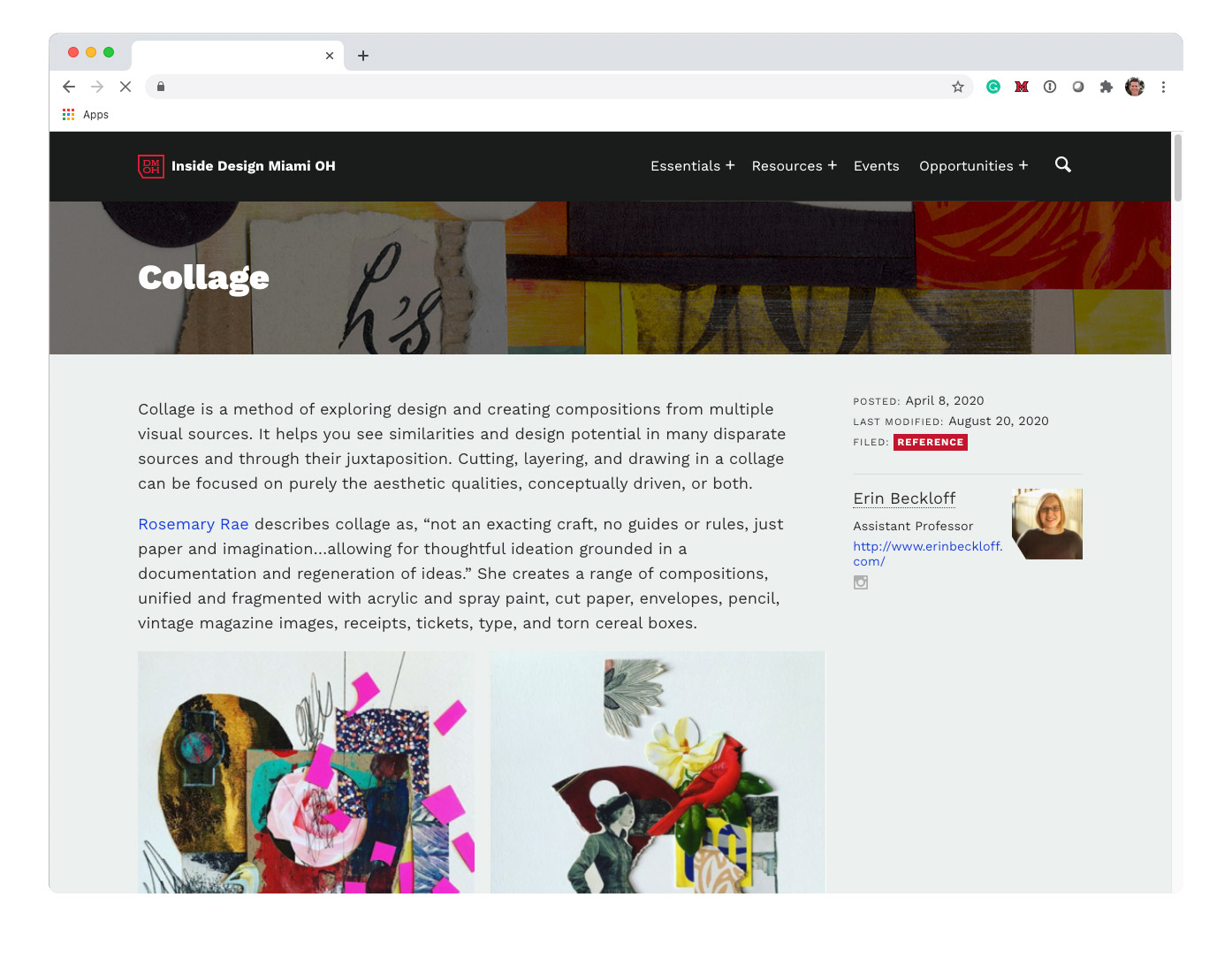 inside03 website mockup