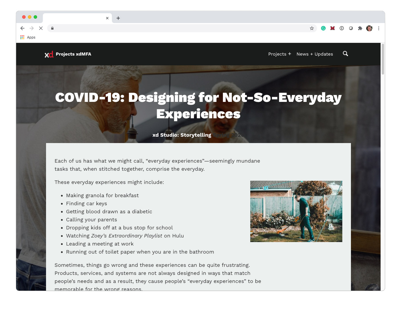 projects02 website mockup