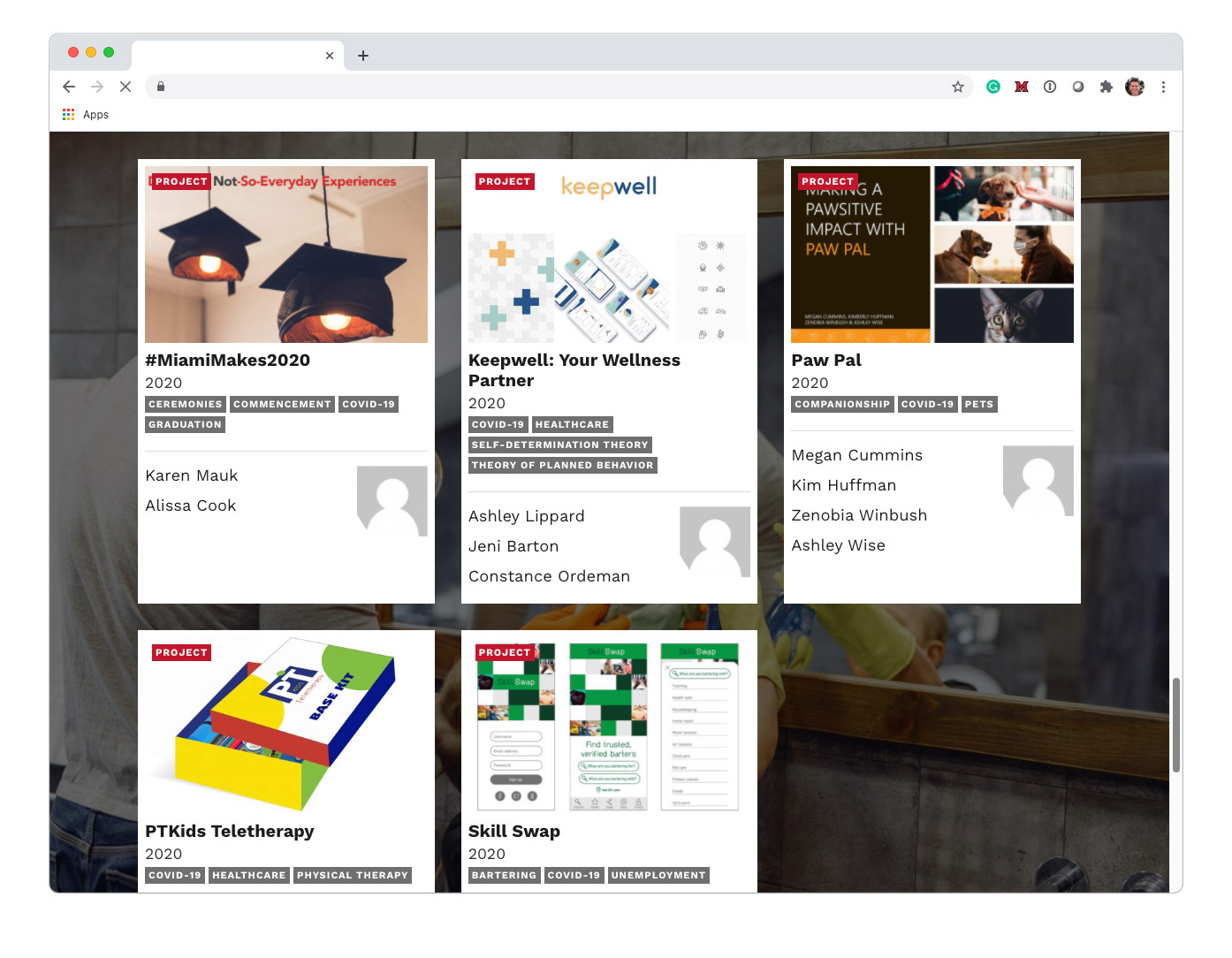 projects03 website mockup