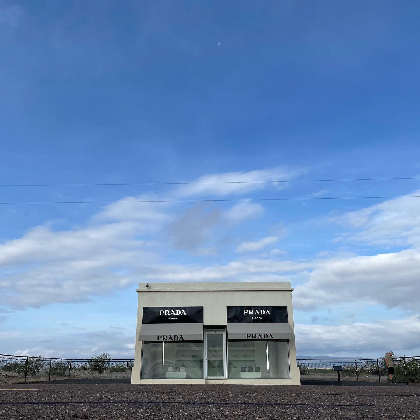 Now: Prada Marfa with @sienarbucket. What good is luxury when there’s no one to brag to?