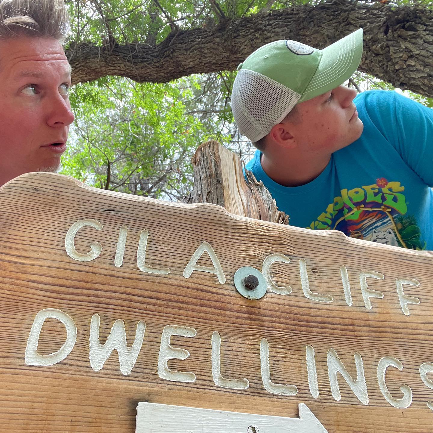 Day 6/10: Gila Cliff Dwellings National Monument, flooding and hail, and a red chile sauce that wailed on our mouths (and we loved it!).