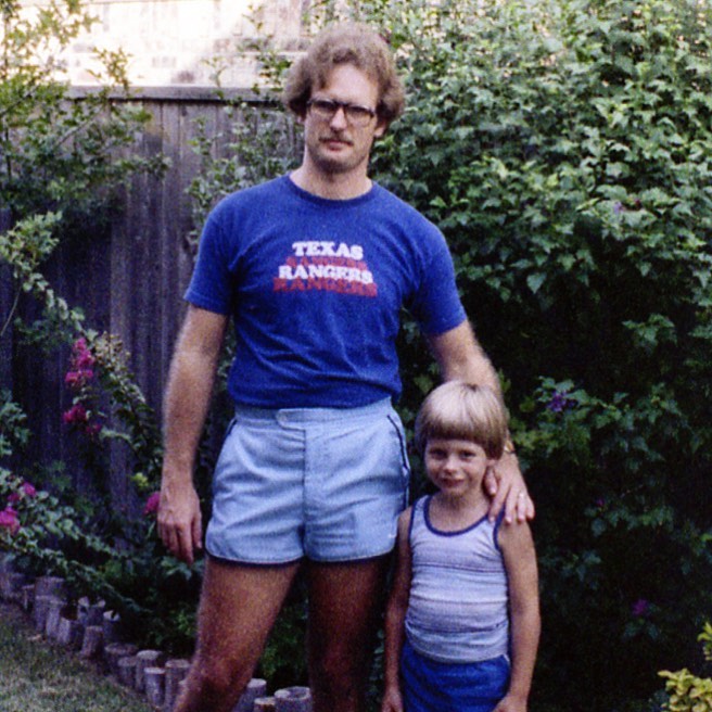 Dad led by example: shorts should be short. Always in style, always in my heart.