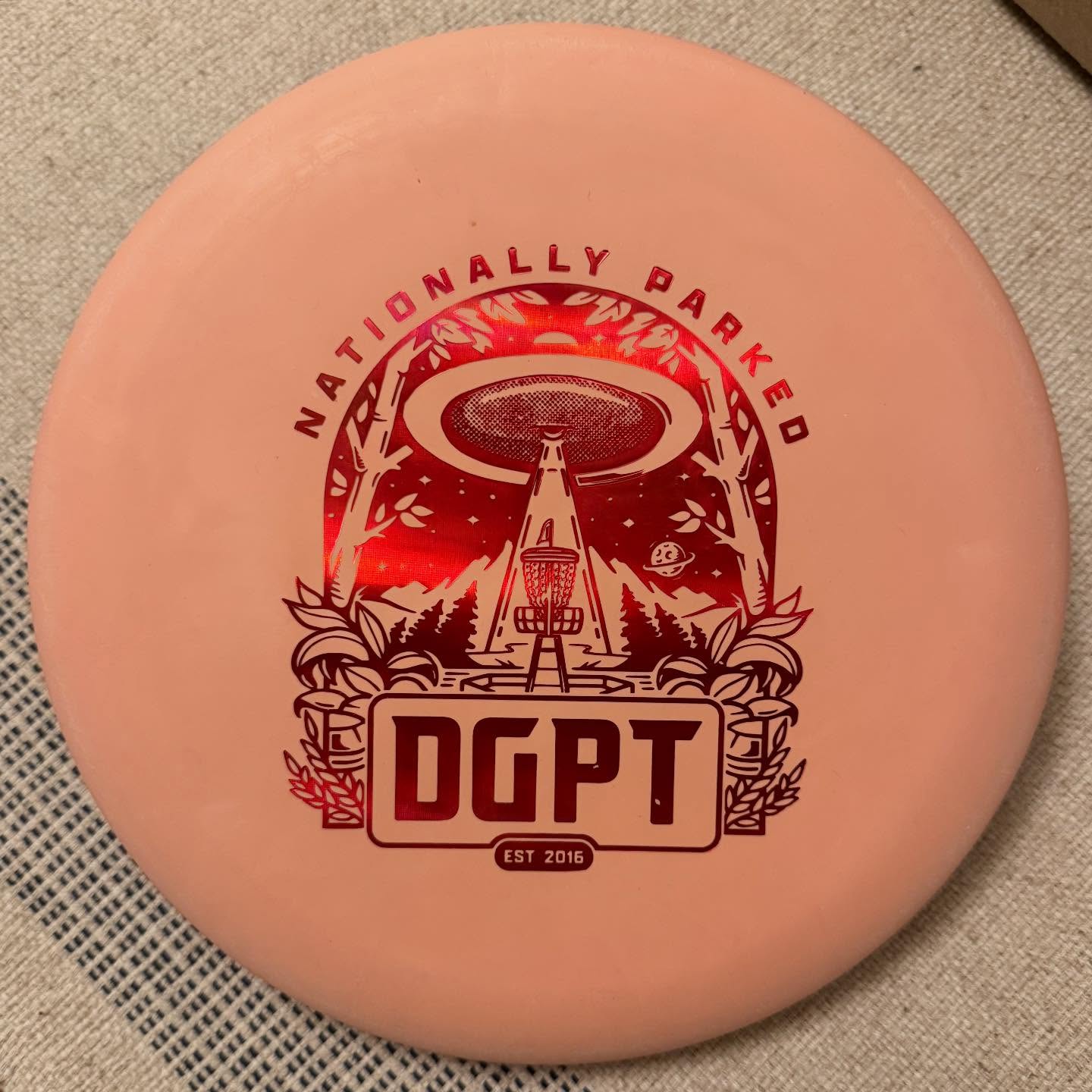 New disc! Welcoming another @gatewaydiscsports Wizard in Eraser plastic to my bag. 🥏