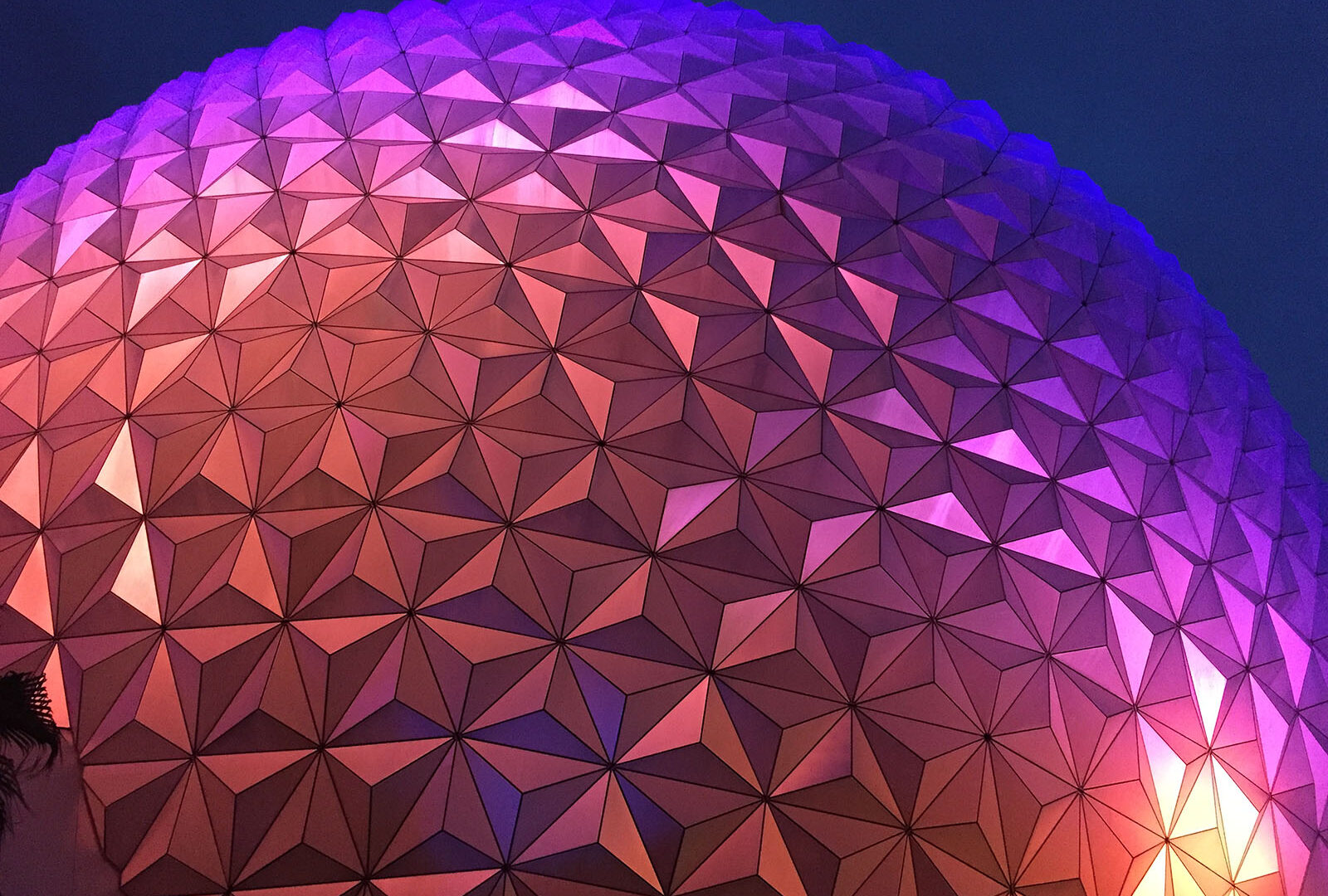 spaceship earth sphere at EPCOT