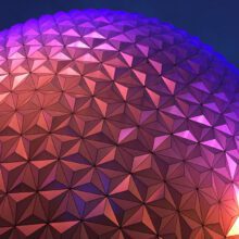 spaceship earth sphere at EPCOT