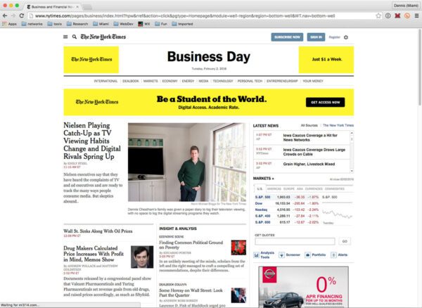 Design and Nielsen: Behind My Tweet and New York Times Interview