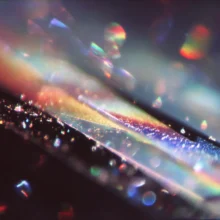 rainbows flowing out of a silicon chip
