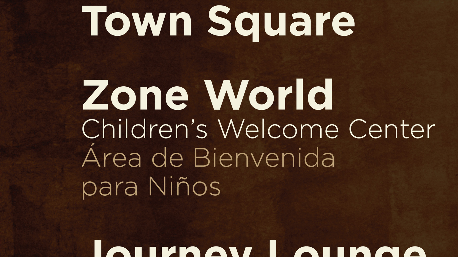 Irving Bible Church Directional Signage